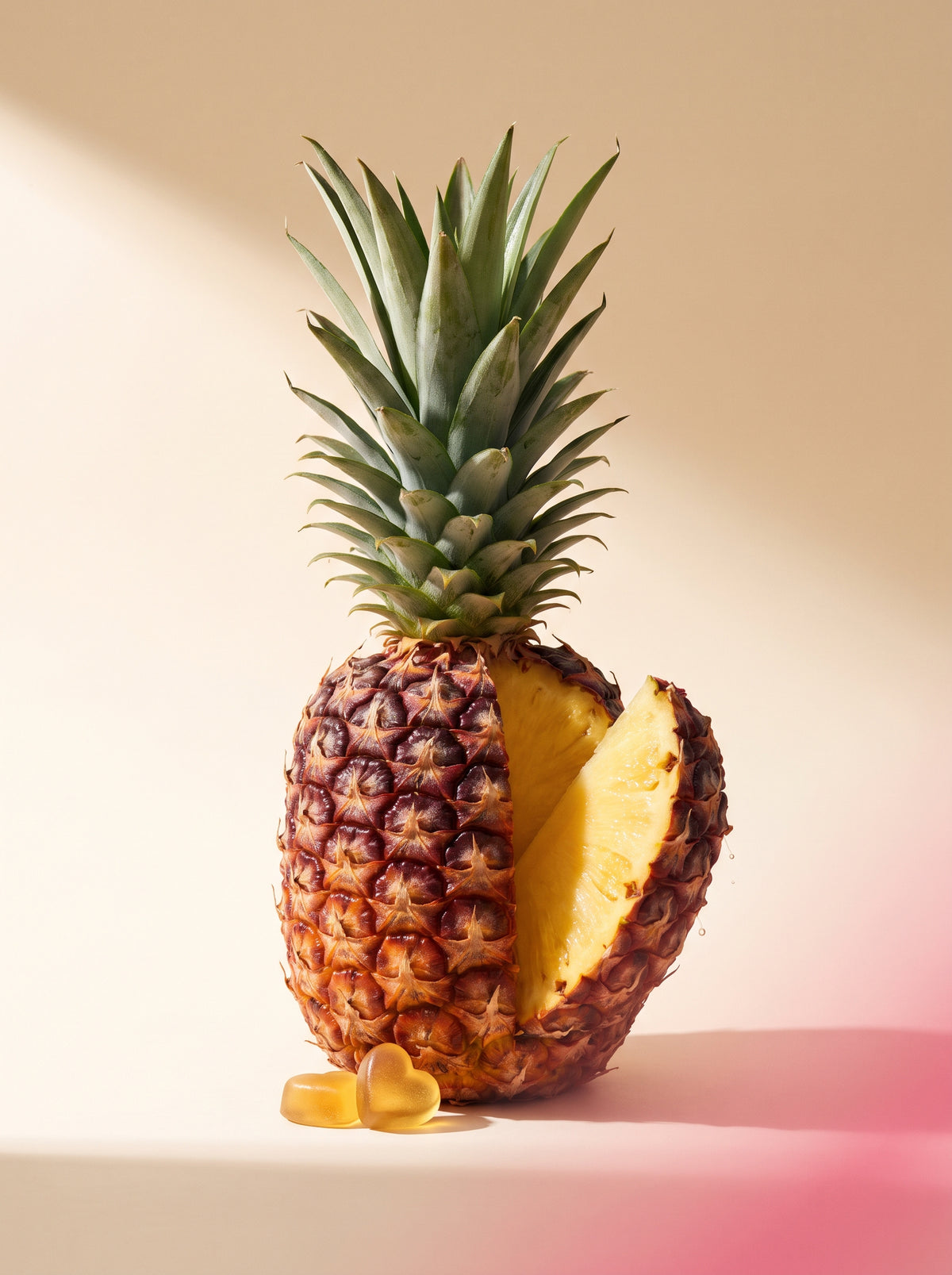 fresh pineapple, the source of bromelain