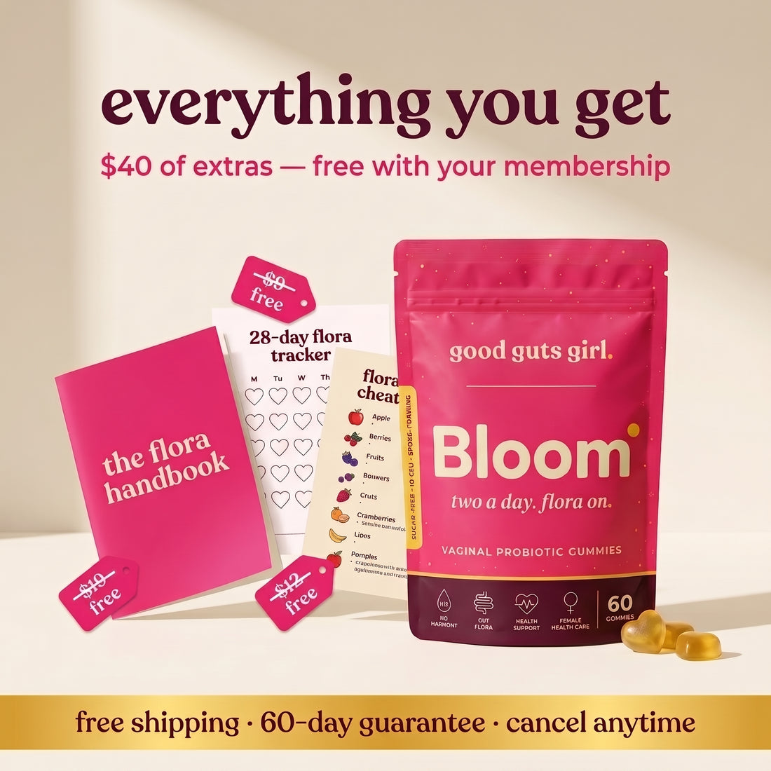 bloom ⎯ vaginal probiotic gummies